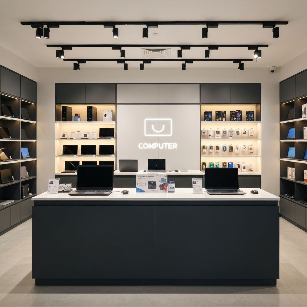 Computer Discounts Penrith store interior showcasing computers and electronics